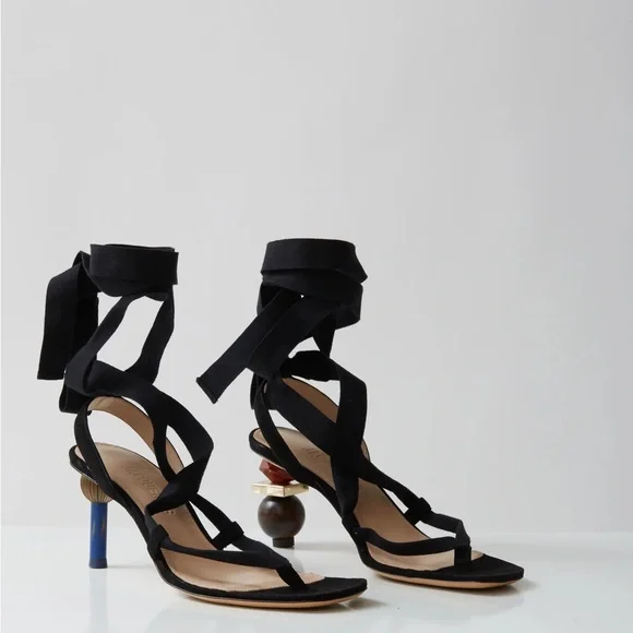 Jacquemus Shoes Jacquemus Size 365 Le Capri Sandals In Black W